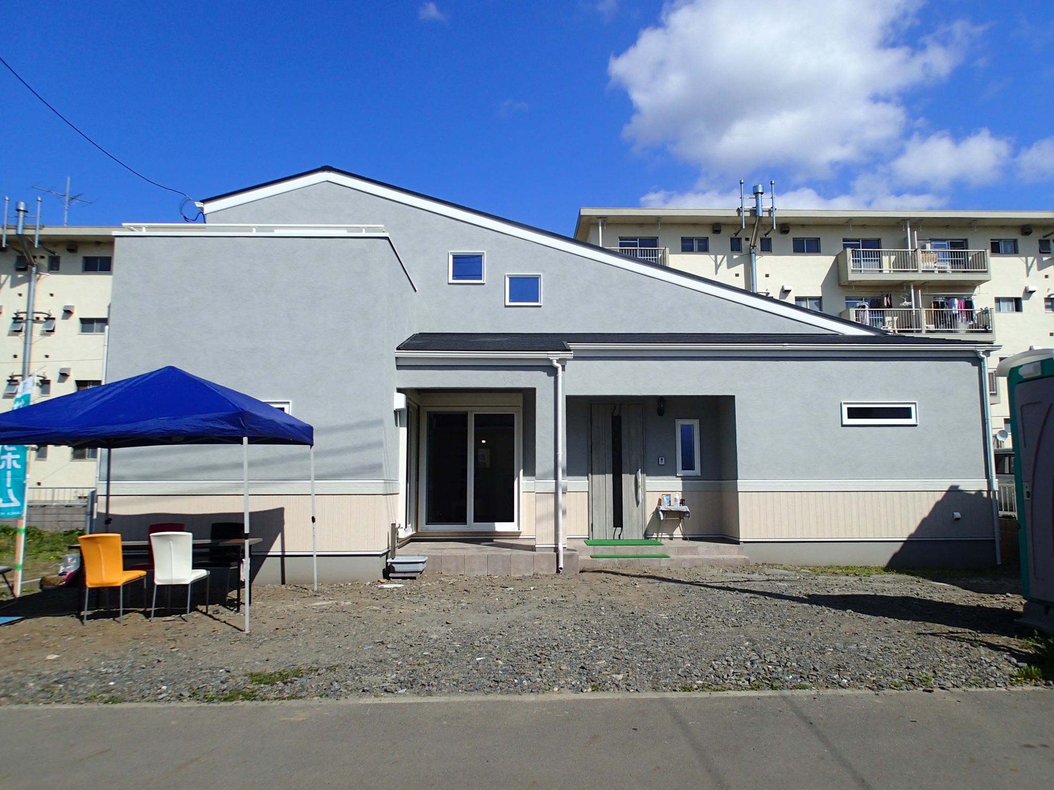 大屋根のお家