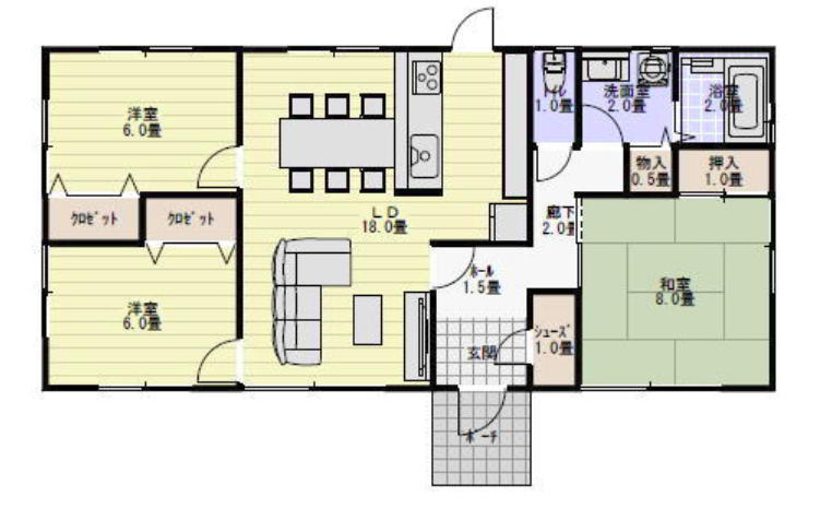 平屋のメリットとは 間取りを考える際のポイントを知ろう 注文住宅の無料相談窓口auka アウカ