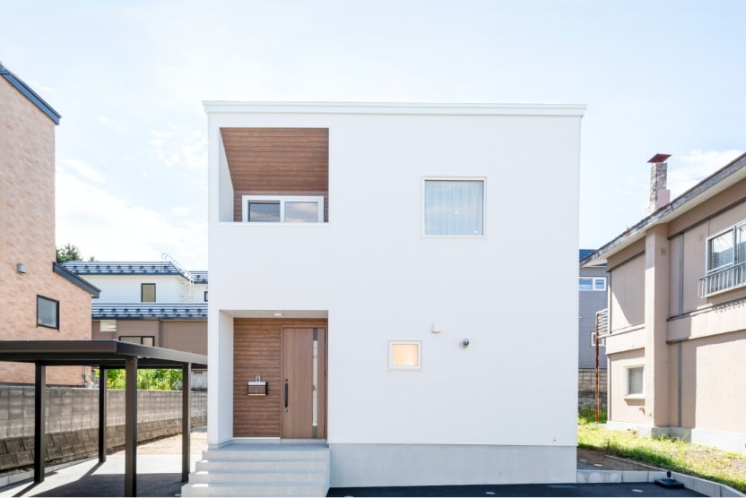 アクシーズハウスの注文住宅の外観
